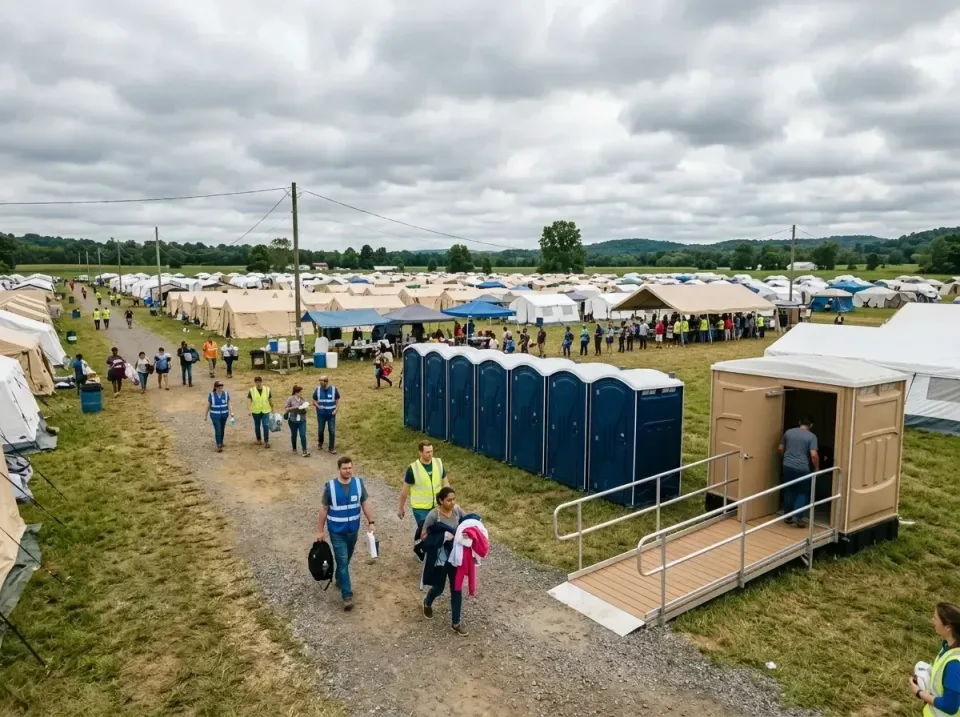 disaster-relief-camp-restrooms-010 — frequently asked questions, Dumpster & Portable Bathrooms Rental in Valle Vista, CA